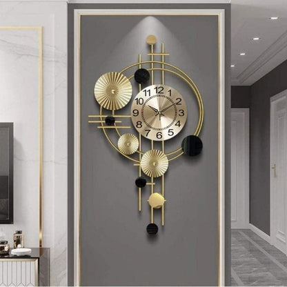 VerticaL Wall Clock With Circles (24 x 48 Inches)