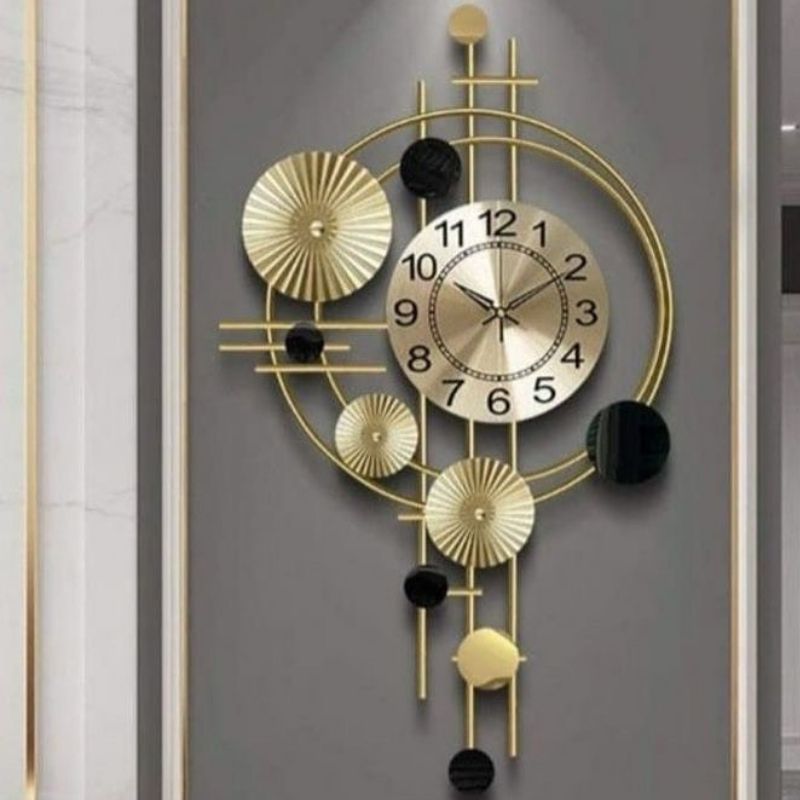 VerticaL Wall Clock With Circles (24 x 48 Inches)