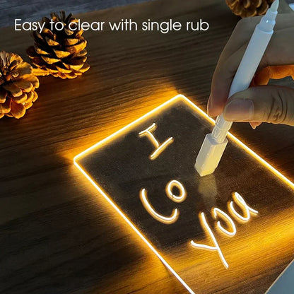 3D Creative Luminous Note Board