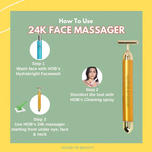 24K Face Massager