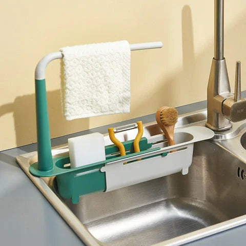 Telescopic Sink Storage Shelf