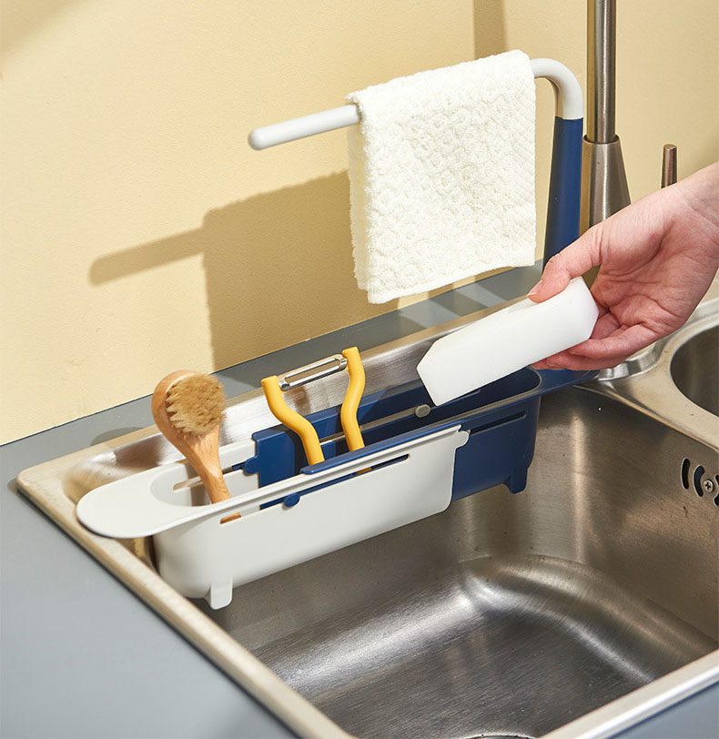 Telescopic Sink Storage Shelf