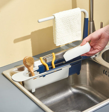 Telescopic Sink Storage Shelf