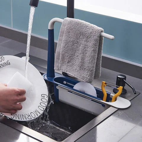 Telescopic Sink Storage Shelf